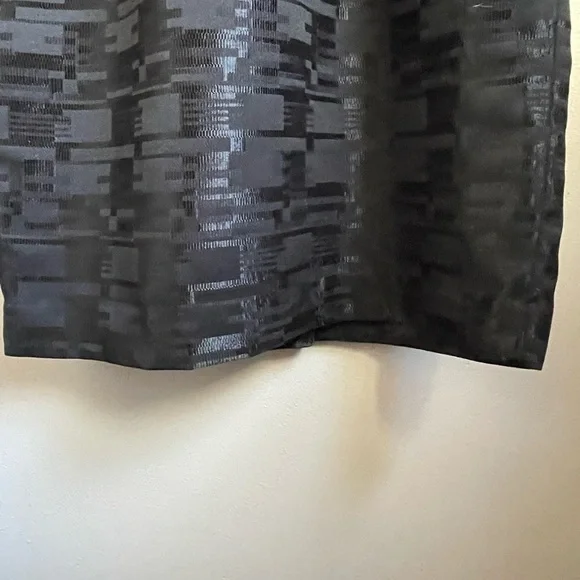 Apostrophe Black cap sleeve belted dress women’s size 6. - Picture 5 of 13